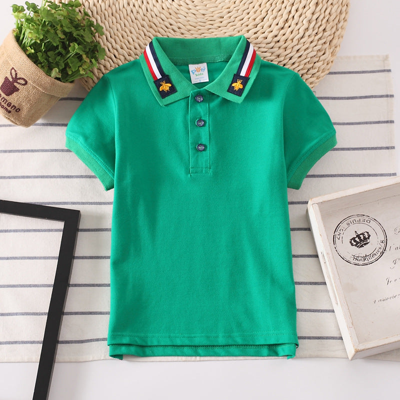 Solid color comfy kids shirt