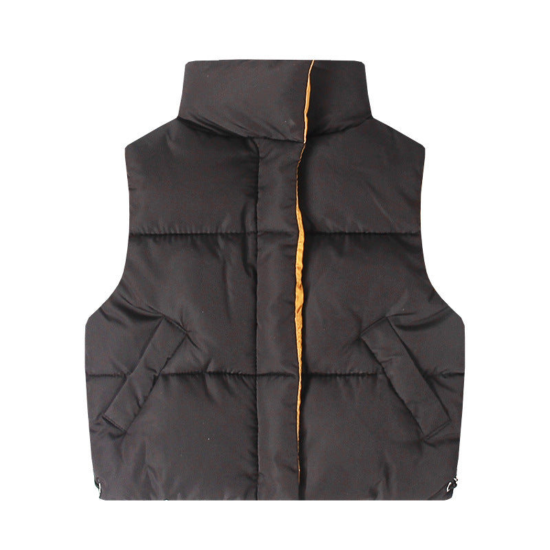 Children's down cotton vest