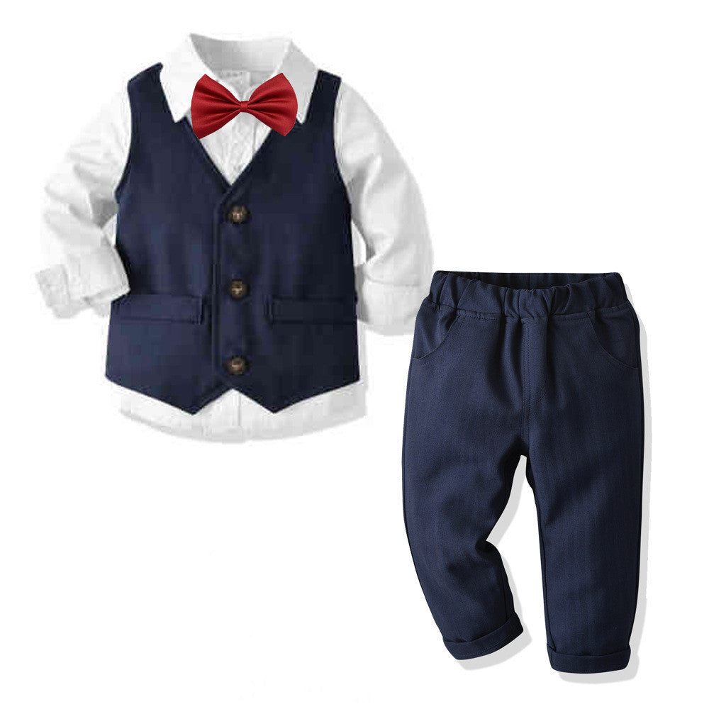 Boy shirt trousers dress suit