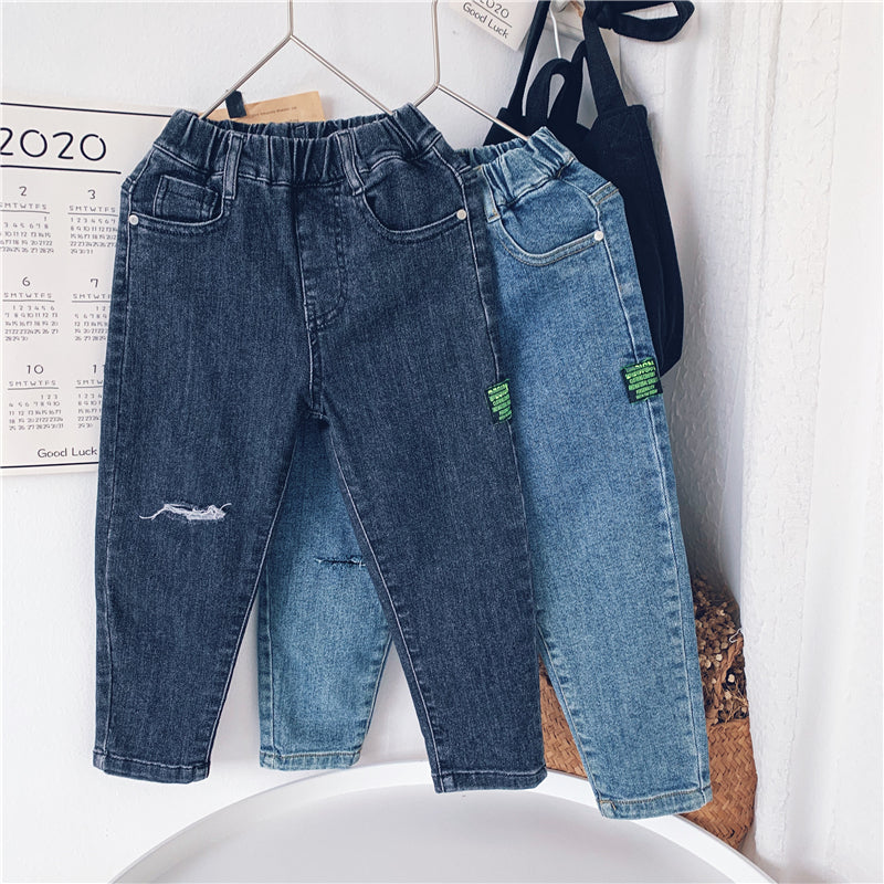 Autumn Children's Jeans Style Trendy Children's Pants New Trend