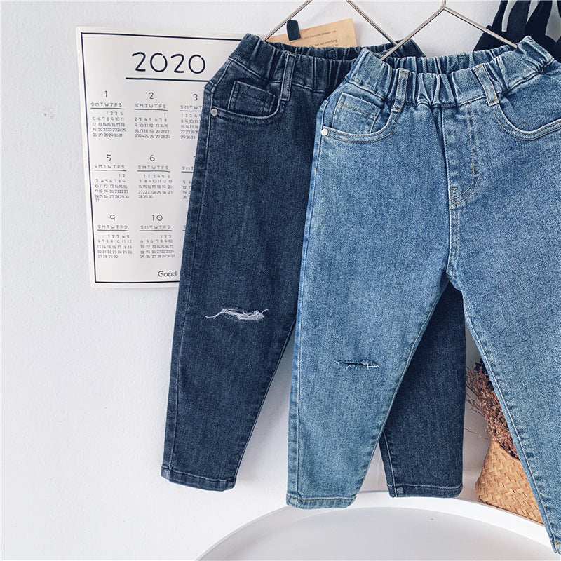 Autumn Children's Jeans Style Trendy Children's Pants New Trend