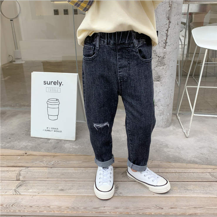 Autumn Children's Jeans Style Trendy Children's Pants New Trend