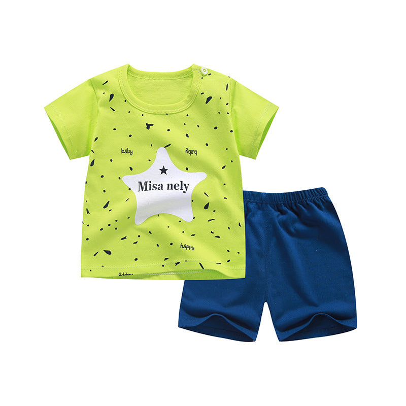 Pure Cotton Boys Korean Baby Clothes Wholesale New T-shirt Girls Kids Clothes