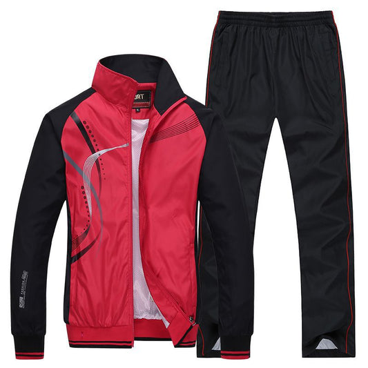 Spring And Autumn Couple Sports Suit Male And Female Student Casual Sportswear