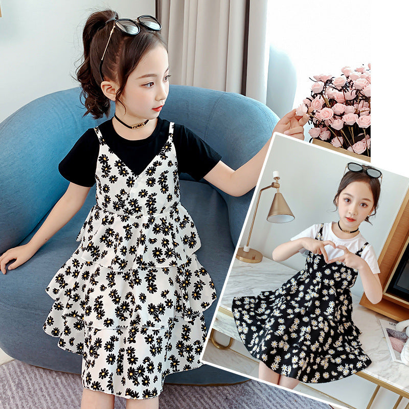 Children dress two piece shirt and dress