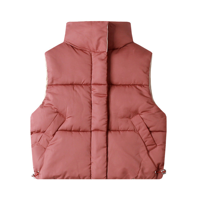 Children's down cotton vest