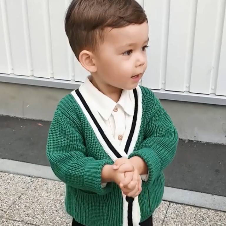 Children's clothing autumn sweater baby sweater cardigan jacket