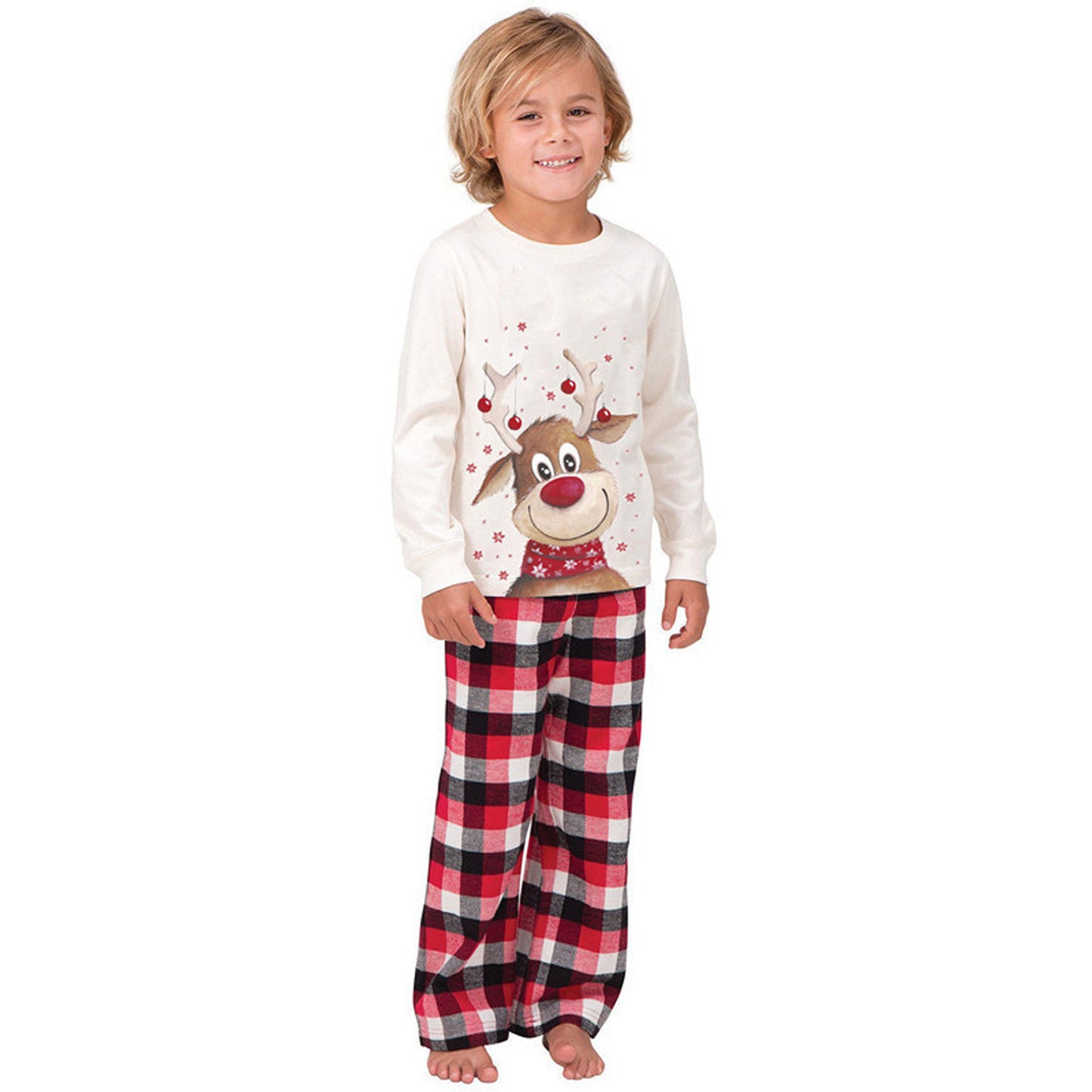 Elk Print Christmas Parent-child Outfit