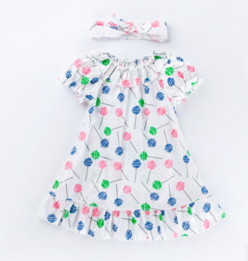 Girls print dress