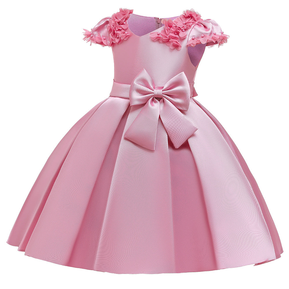 Flying Sleeve Girls Dress Dress