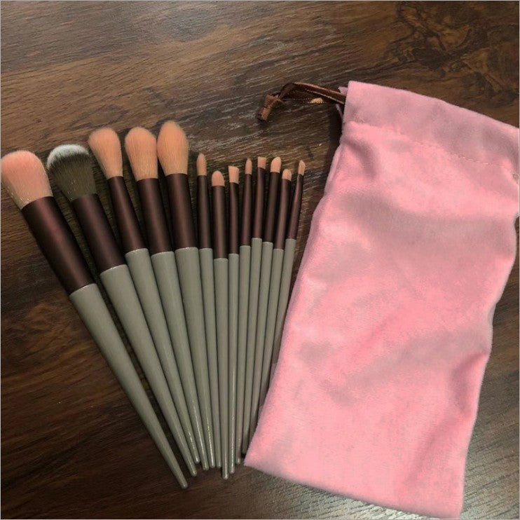 13Pcs Makeup Brush Set Make Up Concealer Brush Blush Powder Brush Eye Shadow Highlighter Foundation Brush Cosmetic Beauty Tools