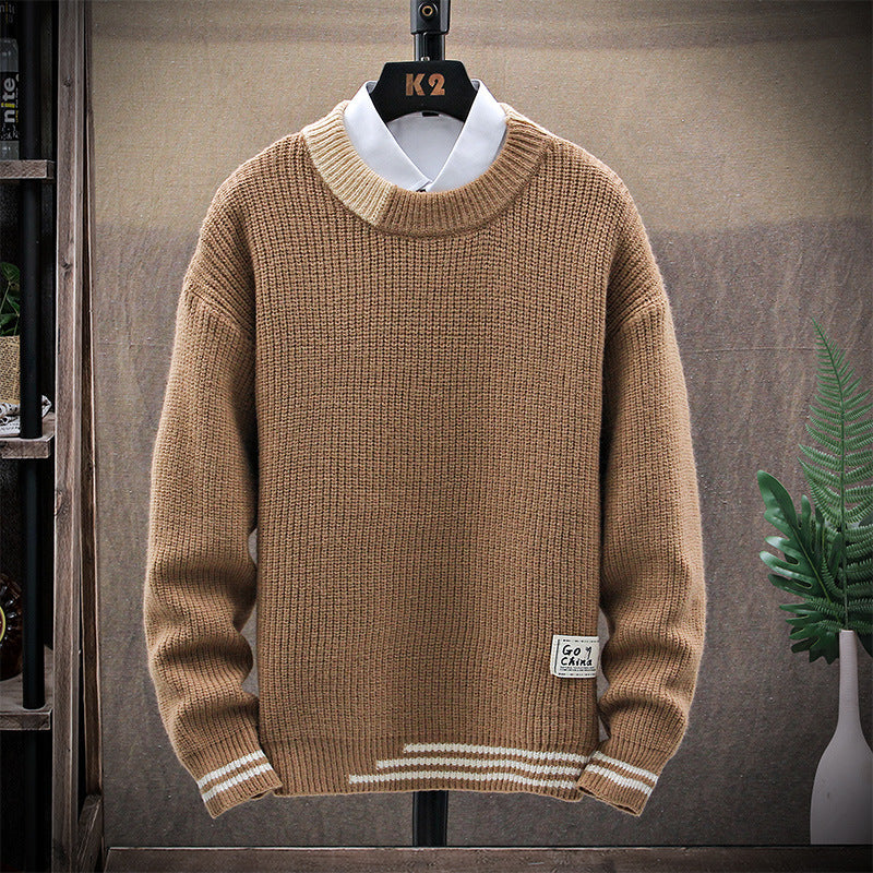 Trendy Casual Men's Long-sleeved Sweater