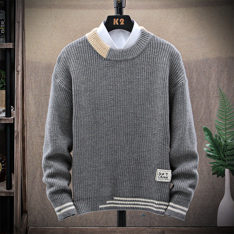 Trendy Casual Men's Long-sleeved Sweater