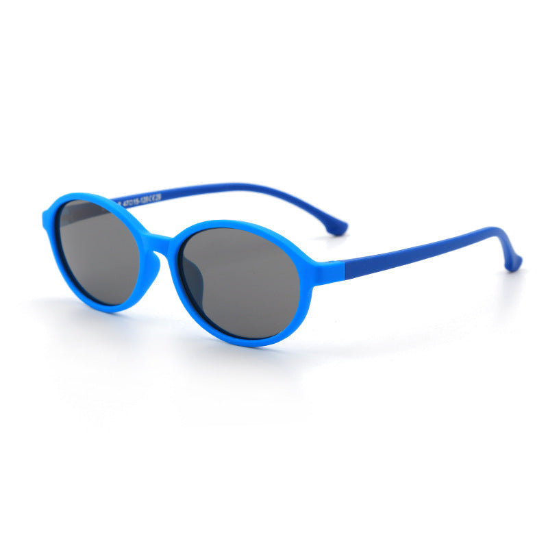 Children Oval Silicone Sunglasses