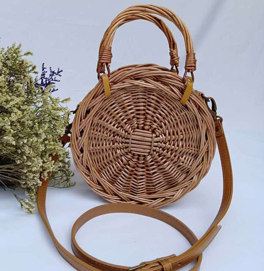 New Ladies Flower Basket Princess Bag