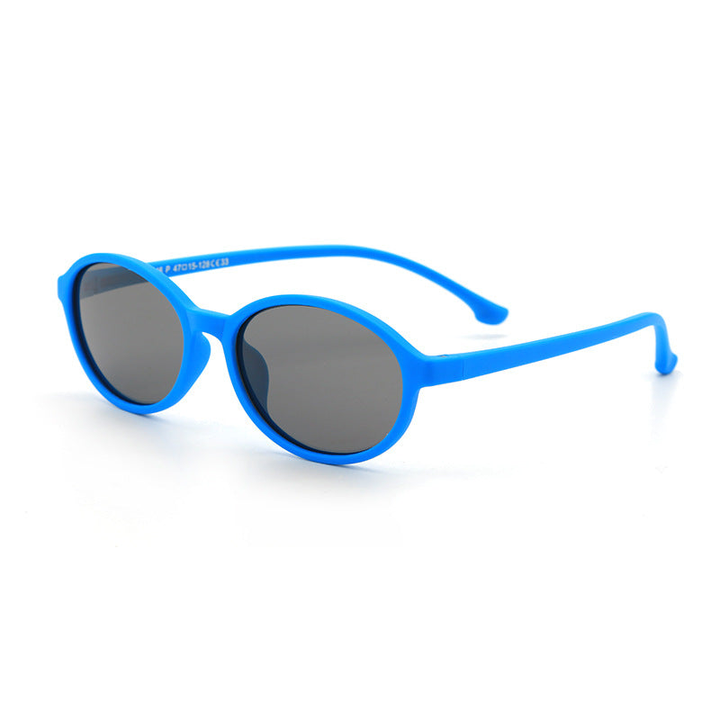 Children Oval Silicone Sunglasses