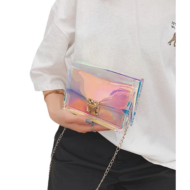 All-matching Transparent Laser Gel Bag Women