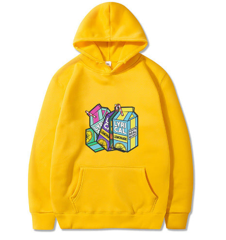 Men's And Women's Fashion Casual Lemon Hoodie