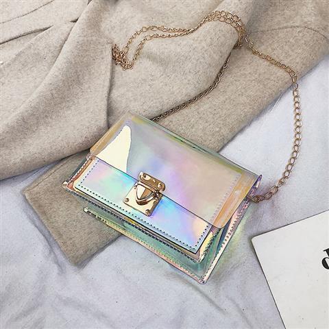 All-matching Transparent Laser Gel Bag Women