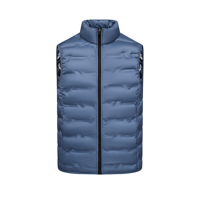 Down Vest Man Warm Autumn And Winter