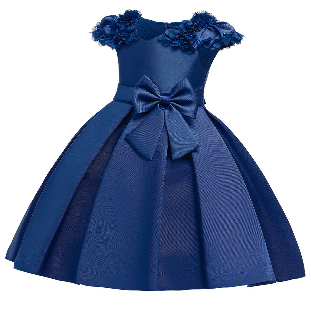 Flying Sleeve Girls Dress Dress