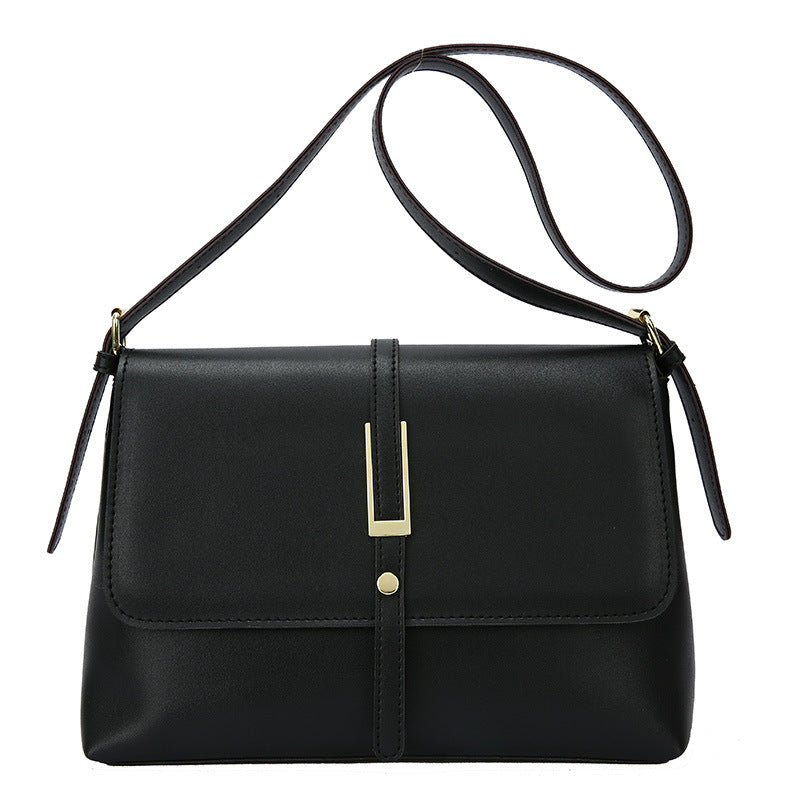 Retro Solid Color One-shoulder Western Style Messenger Bag